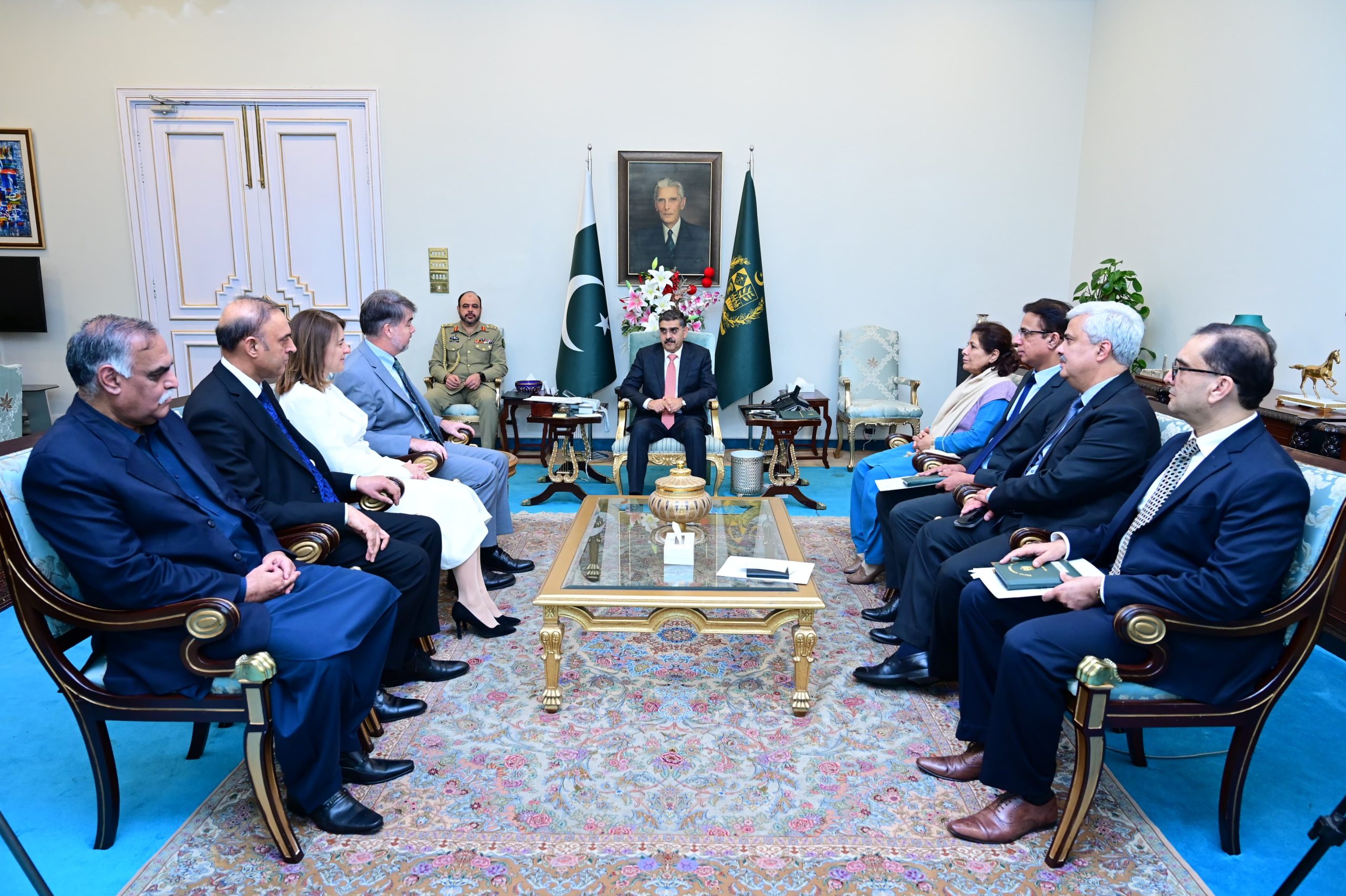 Islamabad: The IMF Mission Chief Mr. Nathan Porter and IMF Resident Representative for Pakistan Ms. Esther Perez Tuiz