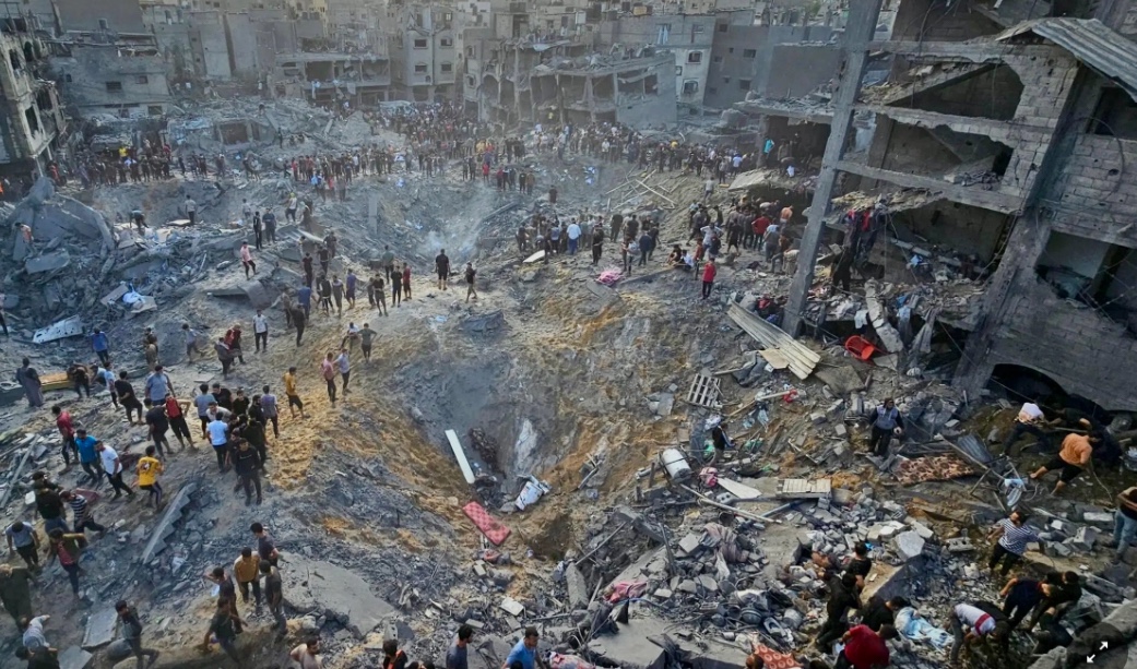 Israeli army admits bombing Jabalia refugee camp in Gaza