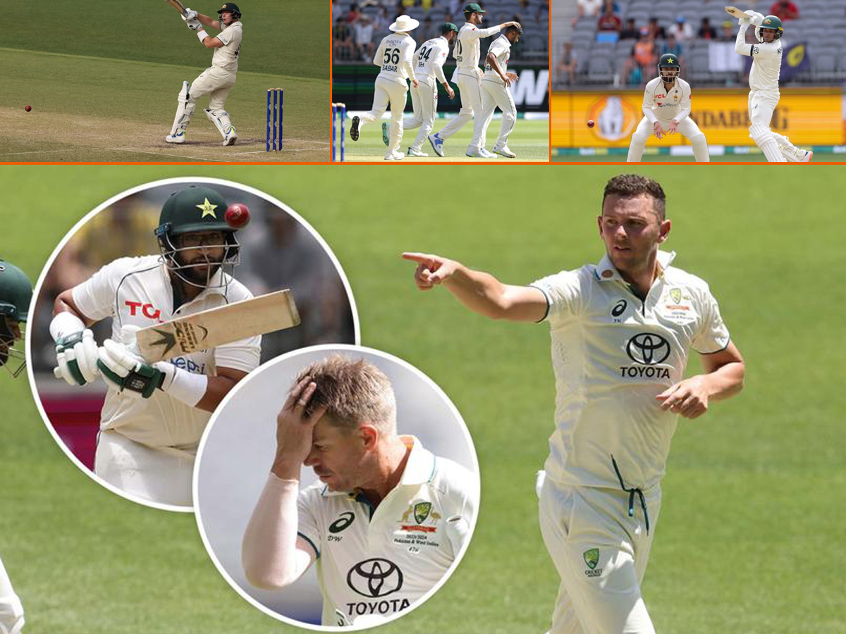 Pakistan versus Australia in test series, held in Perth, Australia, play of day three.