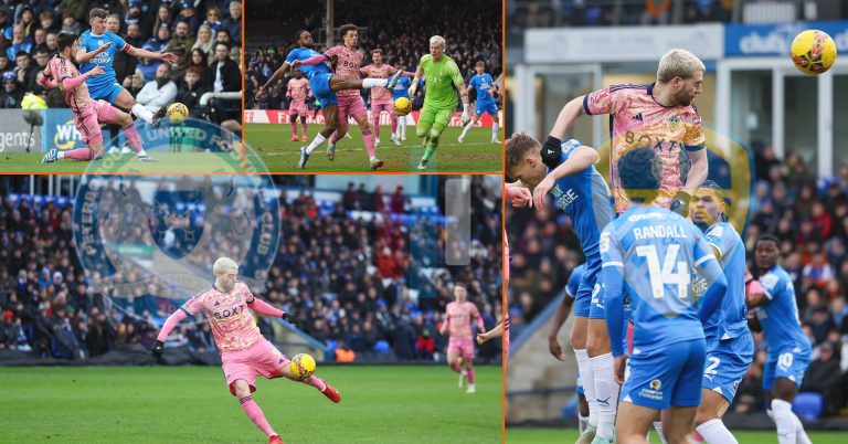 Peterborough vs Leeds United in FA Cup.