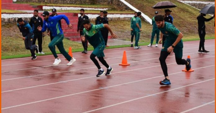 Training of Pakistan team continues at Kakul Fitness Camp