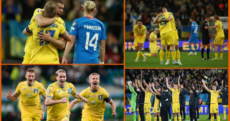 Ukraine qualified for the Euro 2024 tournament by defeating Iceland