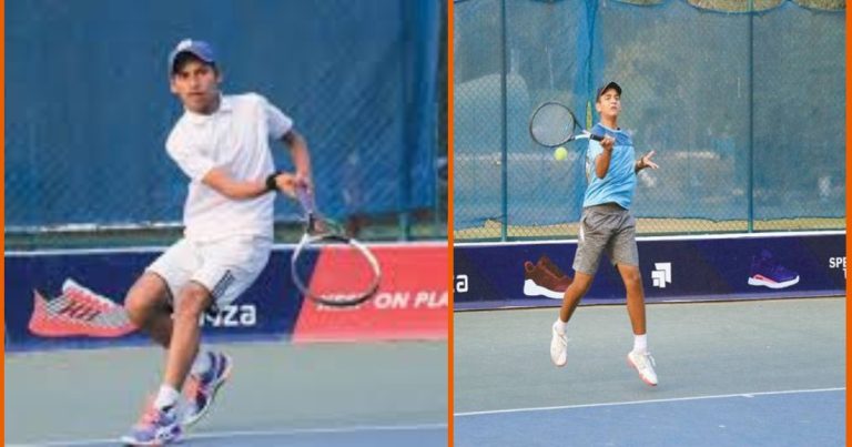 Asad and Aamir reached the finals of PTLA Junior National Tennis