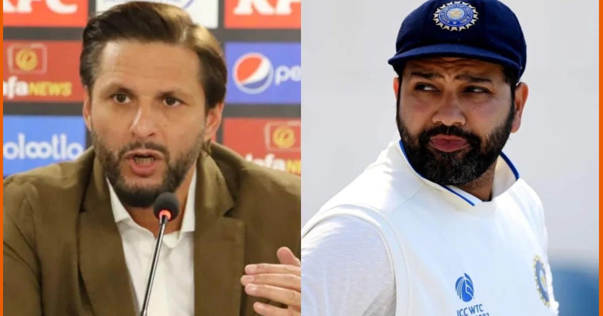 Shahid Afridi welcomes Rohit Sharma's statement on India-Pak Test series