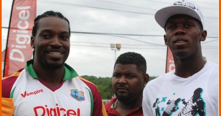 Chris Gayle challenges Usain Bolt