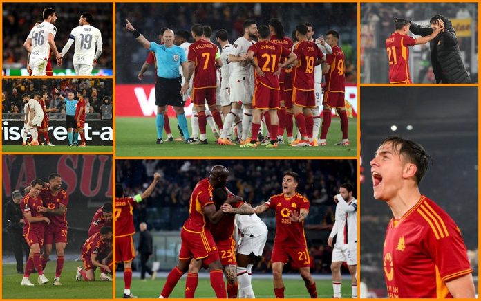 Roma beat Milan to set up Bayer Leverkusen clash in Europa League