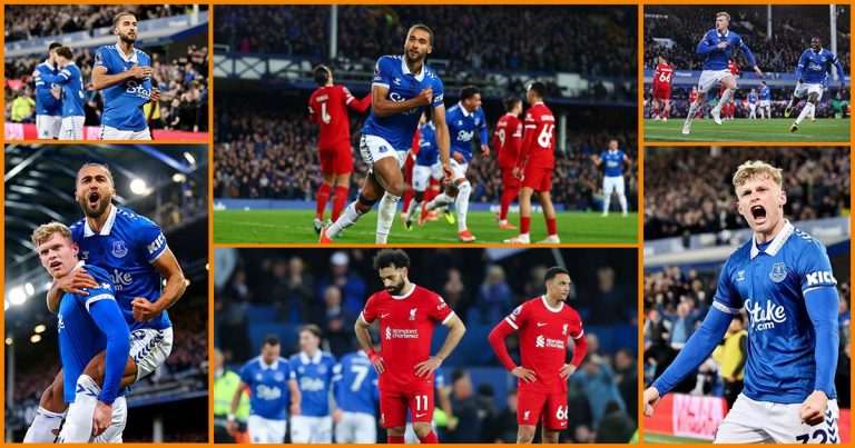 Liverpool lose at Everton to leave Premier League hopes in ruins