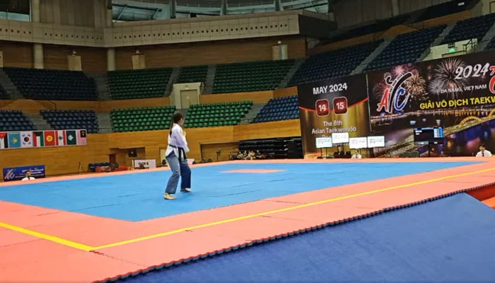 Pakistan won the bronze medal in the Pomsey event of the Asian Taekwondo Championship