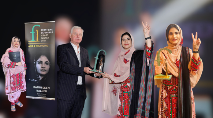 سمیع دین بلوچ کو انسانی حقوق کی سرگرمیوں پر بین الاقوامی ایوارڈ دیا گیا