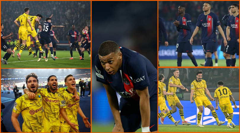 Dortmund stun PSG in Paris to reach Champions League final