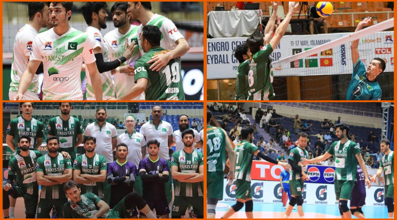 Central Asian Volleyball League, Pakistan reached the finals