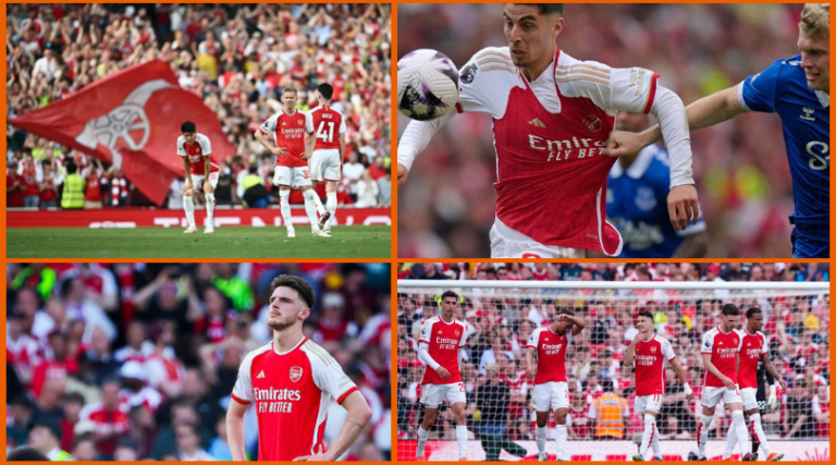 Arsenal beat Everton but miss out on Premier League title