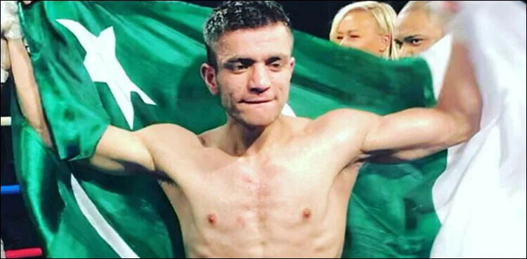 Pakistani boxer Usman Wazir won his 13th international fight