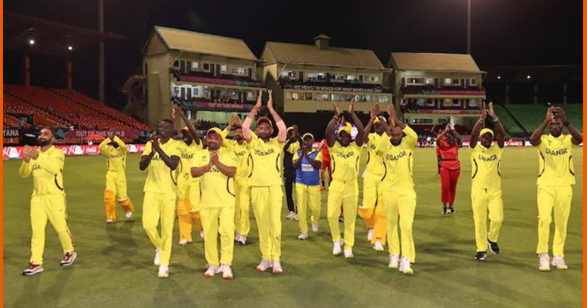 Uganda beat Papua New Guinea to register their first ever T20 World Cup win