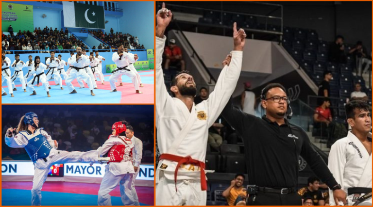 Pakistan won three titles in mixed martial arts international competitions