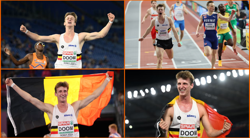 European Athletics Championships 2024: Alexander Doom breaks Championship record to take gold in men's 400m final