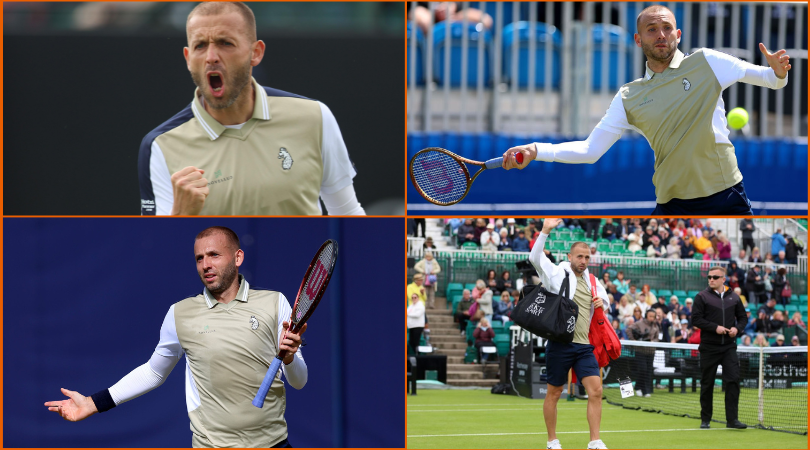 Nottingham Open: Dan Evans beats Dominic Stricker in Round 1