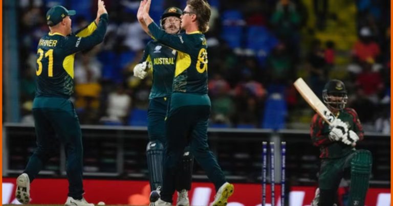 T20 World Cup Super 8: Australia beat Bangladesh under DLS method