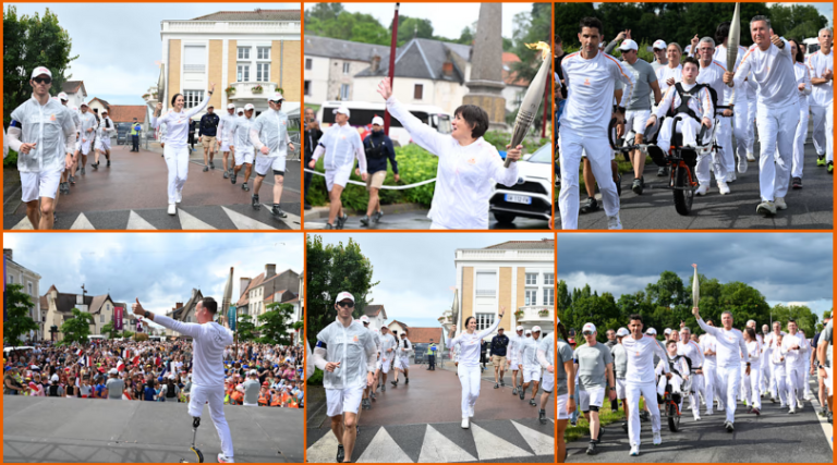 Vichy welcomes the Olympic torch relay