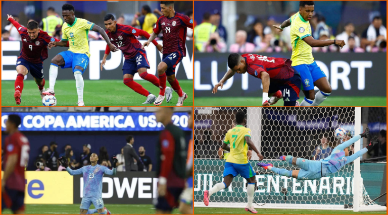 Costa Rica manages clean sheet despite historic Brazilian attack