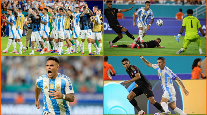 Martinez double powers Argentina to top of Copa America Group A