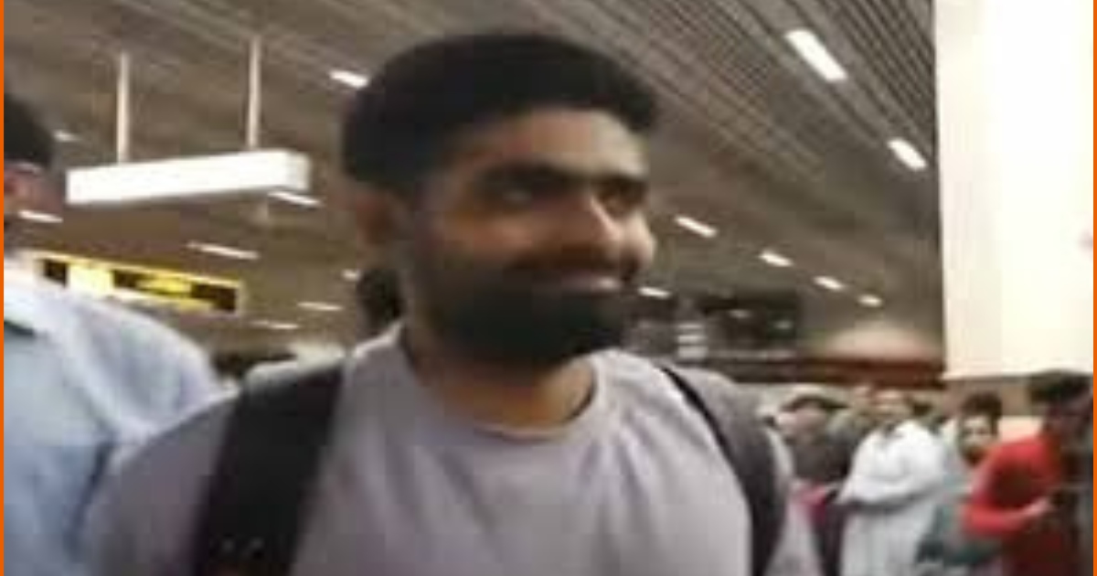 Pakistan cricket team captain Babar Azam has returned home