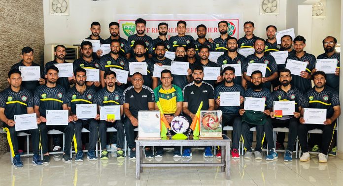 Four-day referees training course successfully concluded in Rawalpindi