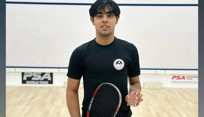 Kenso Open Squash Championship: Pakistan's Ishaab Irfan reaches semi-finals