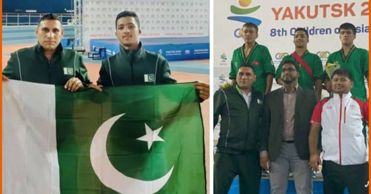 Pakistani wrestler won gold medal in Children of Asia Games