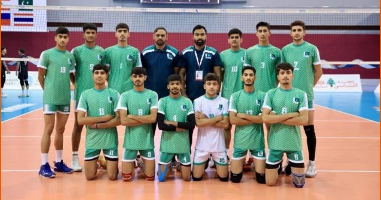 In the Asian Under-18 Volleyball Championship, Pakistan won their second title after defeating India-AFP