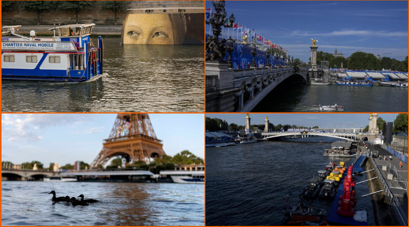 Paris Olympics: Seine river clears for triathlon events