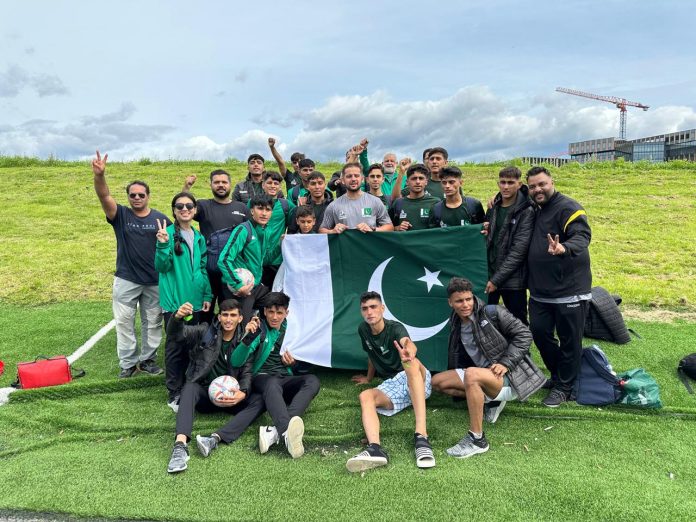 The National Street Child Football Team defeated Norway's Vardenset Club 5-0