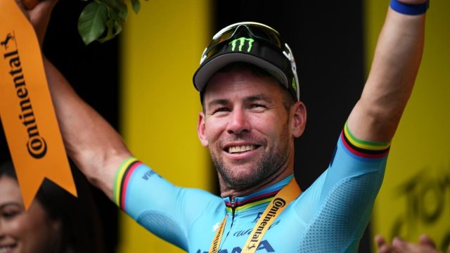 Cavendish breaks record for most Tour de France stage wins with his 35th victory
