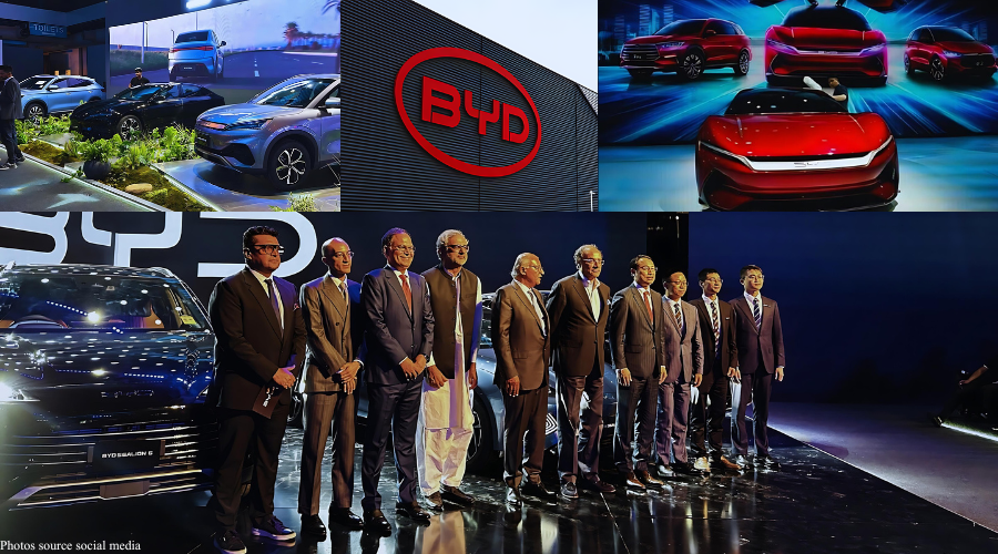 Chinese electric vehicle giant BYD (BYD) has announced the opening of a car production plant in Pakistan