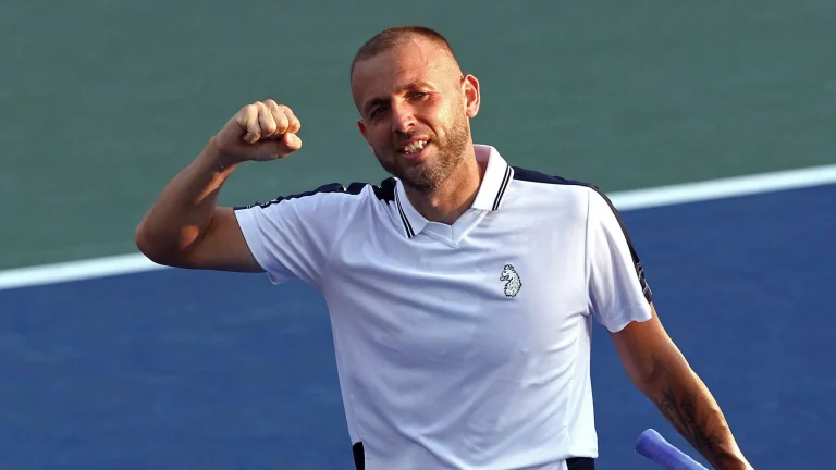 Dean Evans defeated Karen Khachanov in New York's longest match.