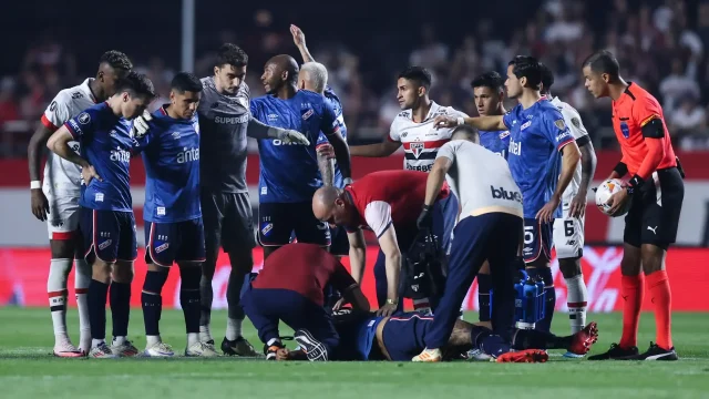 Juan Izquierdo tragically dies aged 27 after collapsing during Copa Libertadores game against Sao Paulo