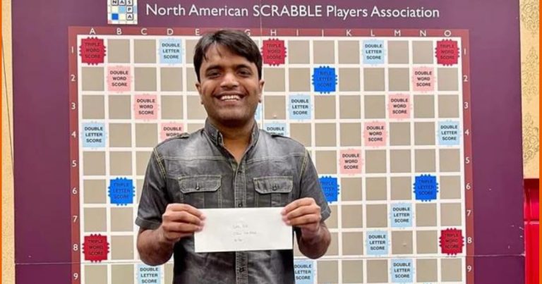 Pakistan's Wasim Khatri won the third position in the Word Cup Scrabble Championship-AFP