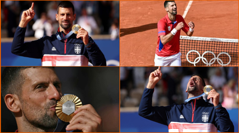 Novak Djokovic wins his first Olympic gold medal beating Carlos Alcaraz in men's tennis final