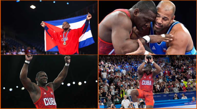 Cuban wrestler Mijain Lopez becomes first to win 5 gold medals in same individual event