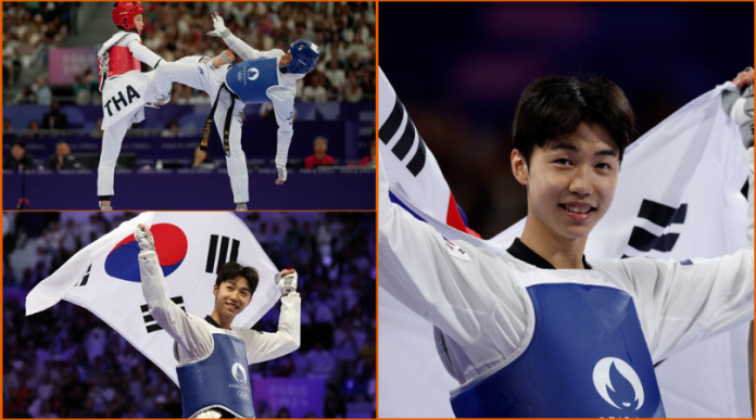 Park Tae-joon wins S. Korea's first-ever men's 58-kg Olympic gold in Taekwondo