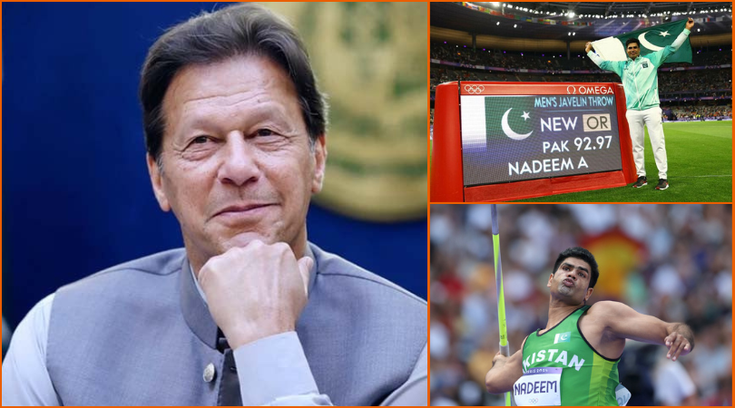 Imran Khan congratulates Arshad Nadeem for winning gold medal in Paris Olympics