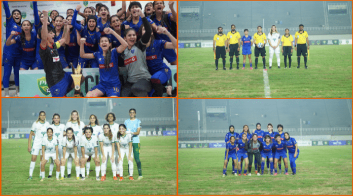 Karachi City won the women's football championship title