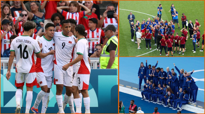 Olympics soccer: US women beat Brazil to win gold, Morocco beats Egypt to win men's medal