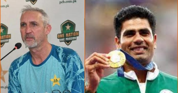 Jason Gillespie invited Arshad Nadeem to the Pakistan Cricket Team dressing room-PCB