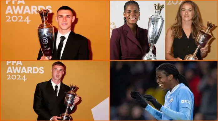 Phil Foden takes home PFA Player of the Year, Cole Palmer wins Young Player award