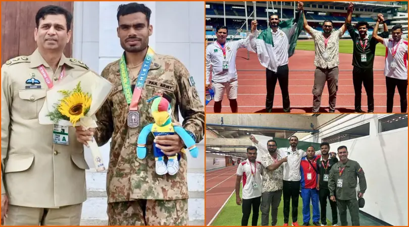 Pakistani athletes created history by winning medals in the World Cadet Games