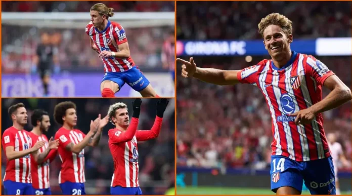 Conor Gallagher's energetic debut helps Atlético Madrid to victory over Girona