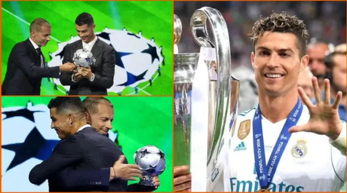 Ronaldo honored with special award as UEFA UCL All-Time Top Scorer|