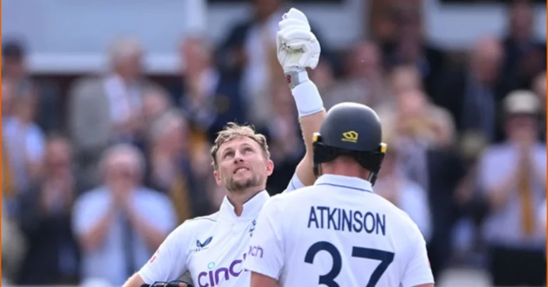 Joe Root equaled the century record held by the late Graham Thorpe-AFP