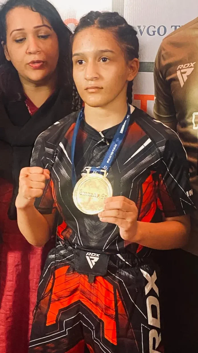 Bano Butt won the only gold medal for Pakistan in Mixed Martial Arts Asian Championship so far